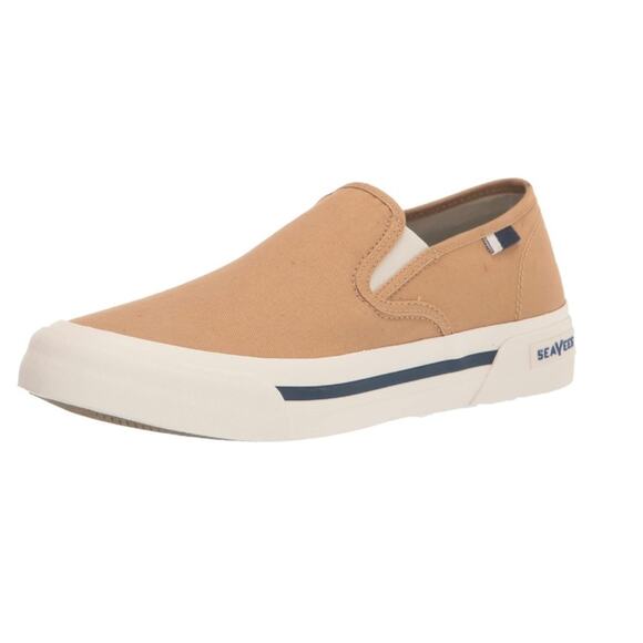 SeaVees SeaChange Women’s Canvas Slip On Golden Sand Size 8 - Picture 2 of 10